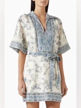 Alemais Casa Cream Mini Dress US size 4